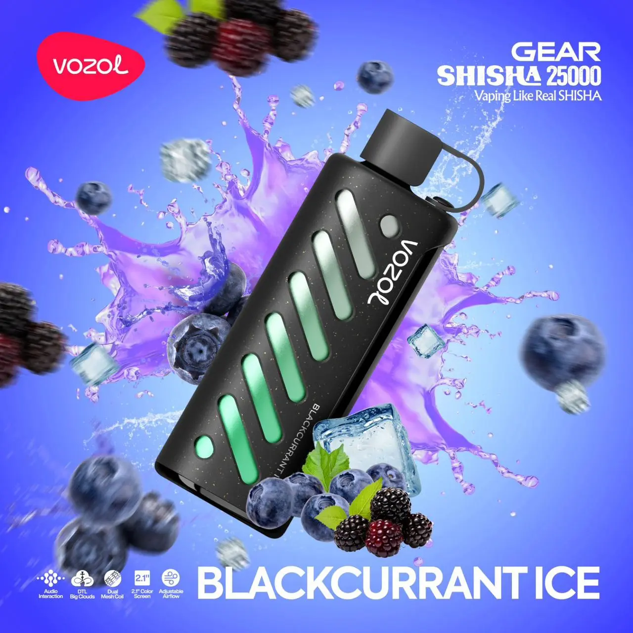 Vozol Gear 25000 Puff Bar,Elektronik Sigara