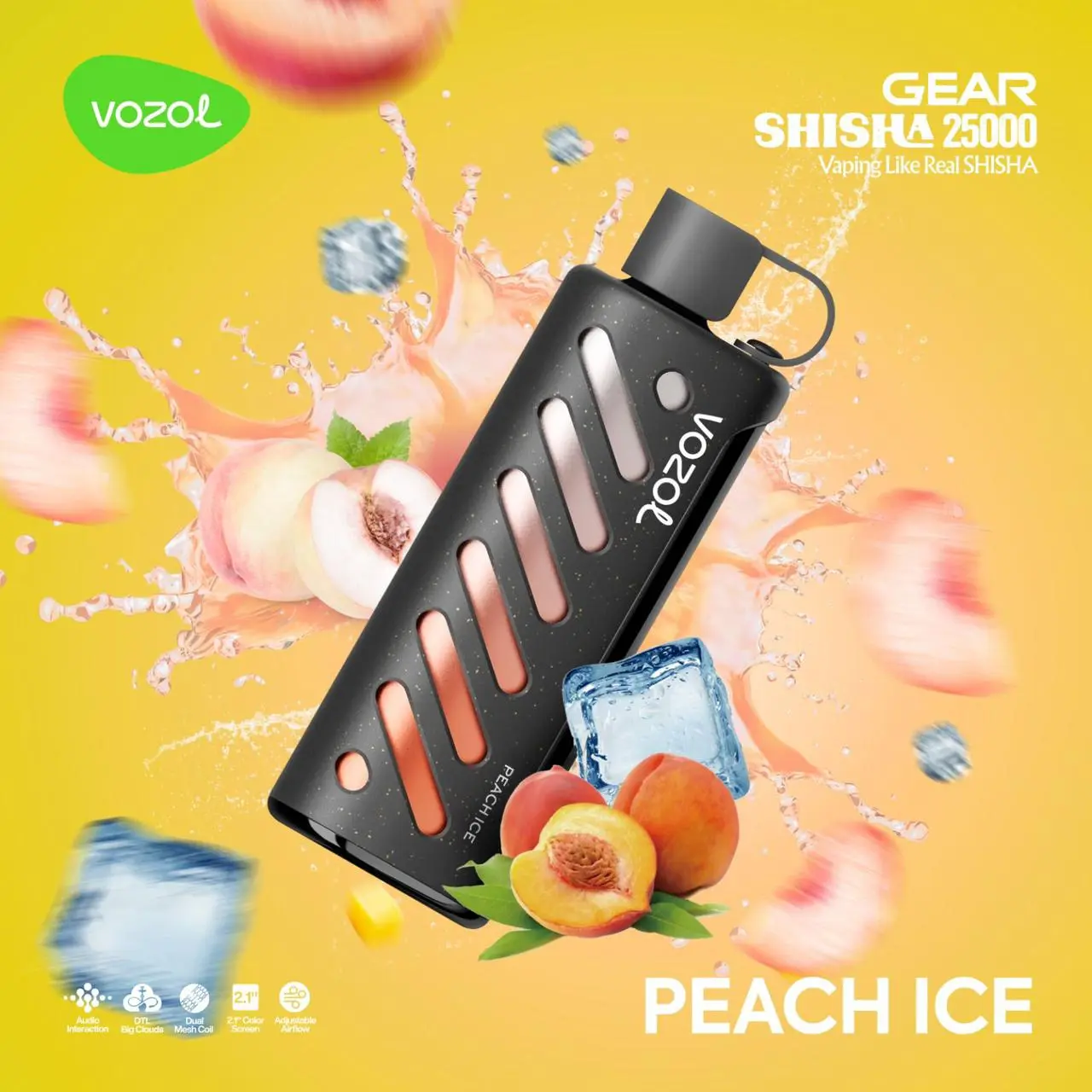 Vozol Gear 25000 Puff Uzun Süreli,Vaping Keyfi