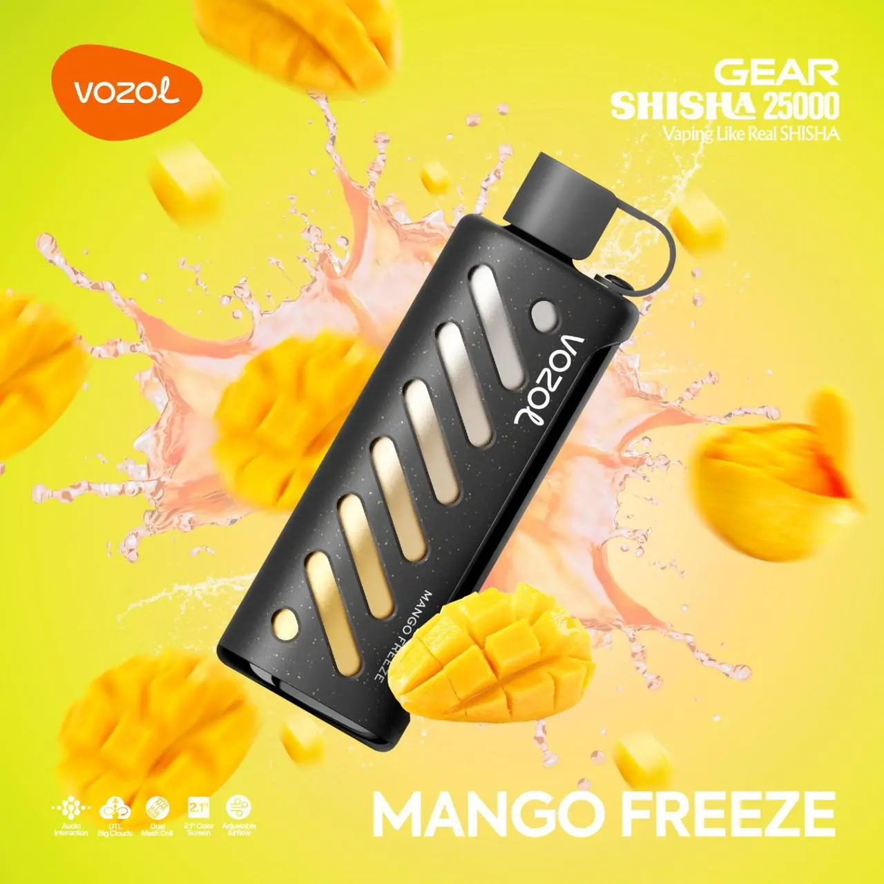 Vozol Gear 25000 Puff Vozol Bar,Elektronik Nargile Batarya