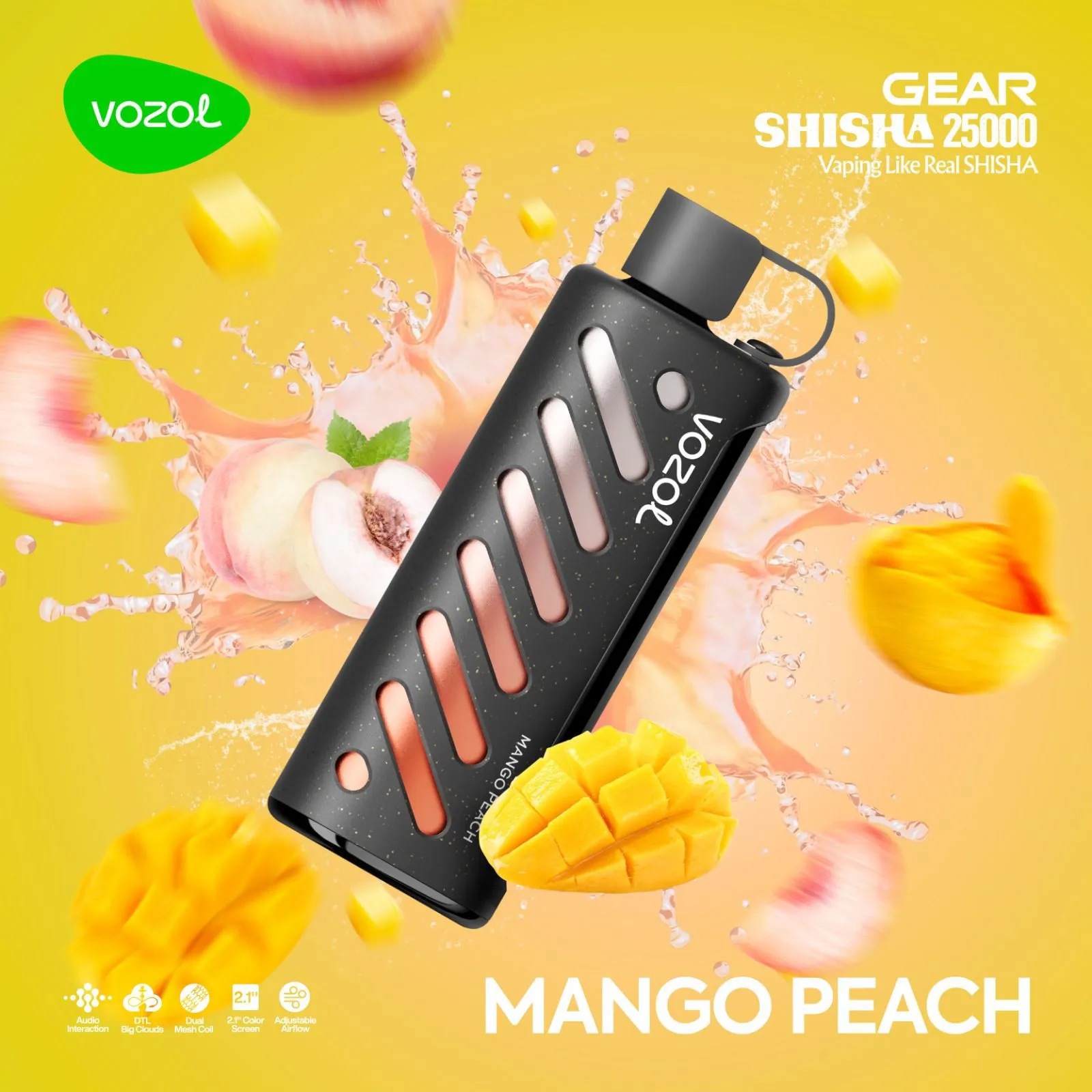 Vozol Gear 25000 Puff Shisha Aroması,Vape sigara