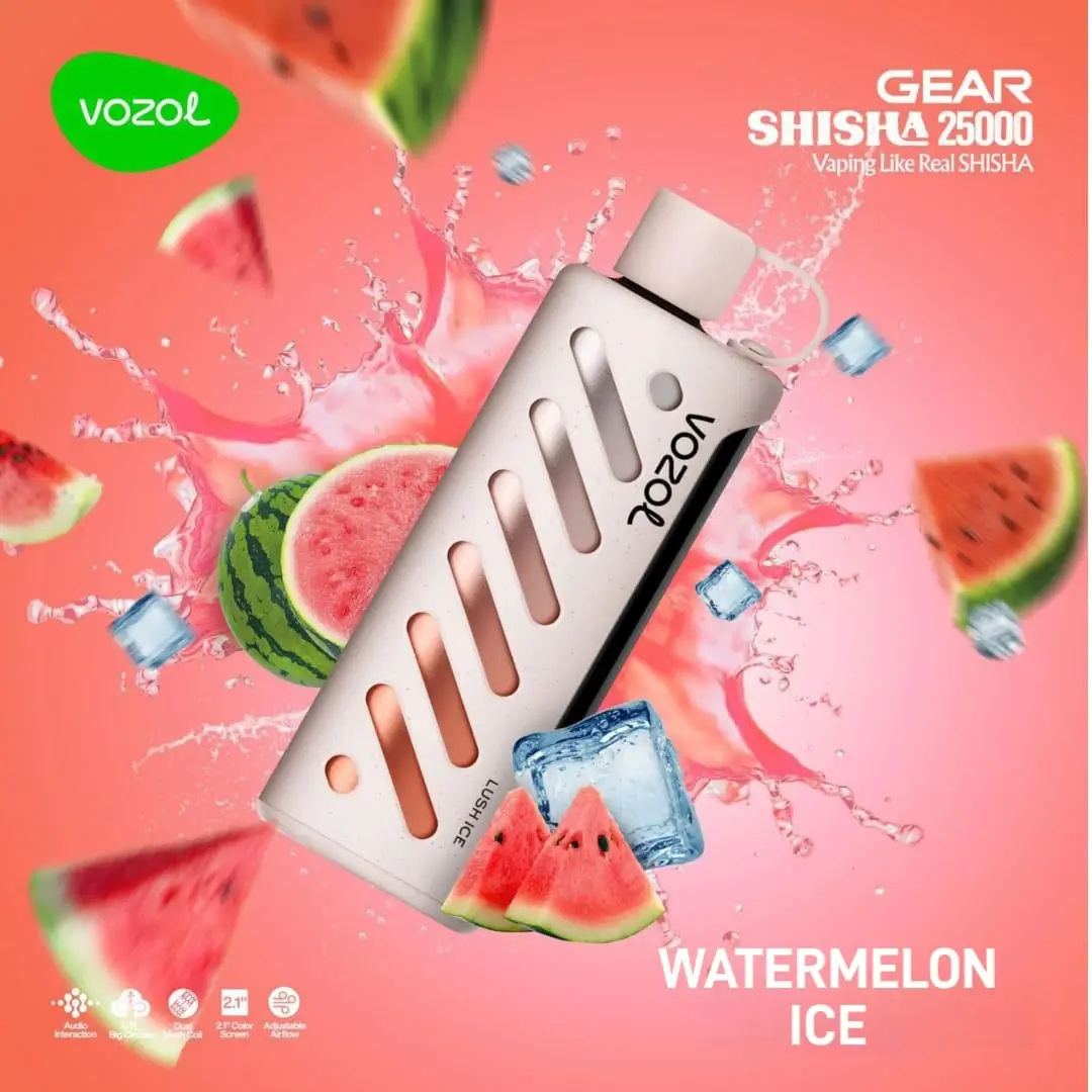 Vozol Gear 25000 Puff Shisha Likit Aroması