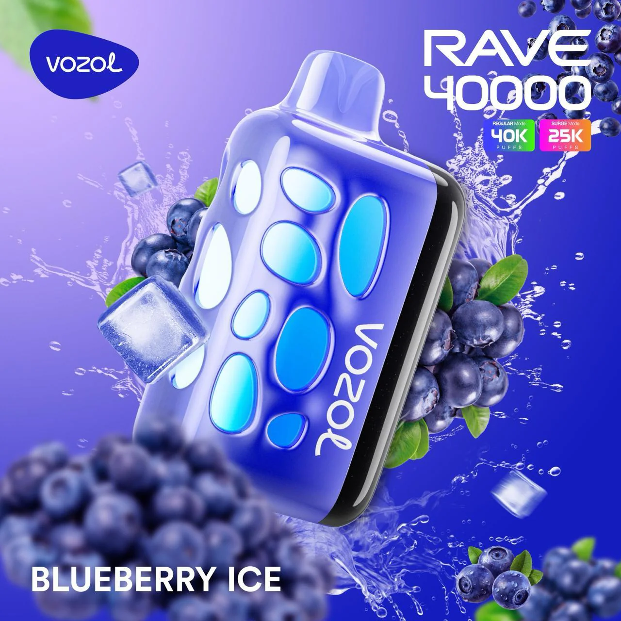 Vozol Rave 40000 Yaban Mersini Puff,Elektronik Sigara