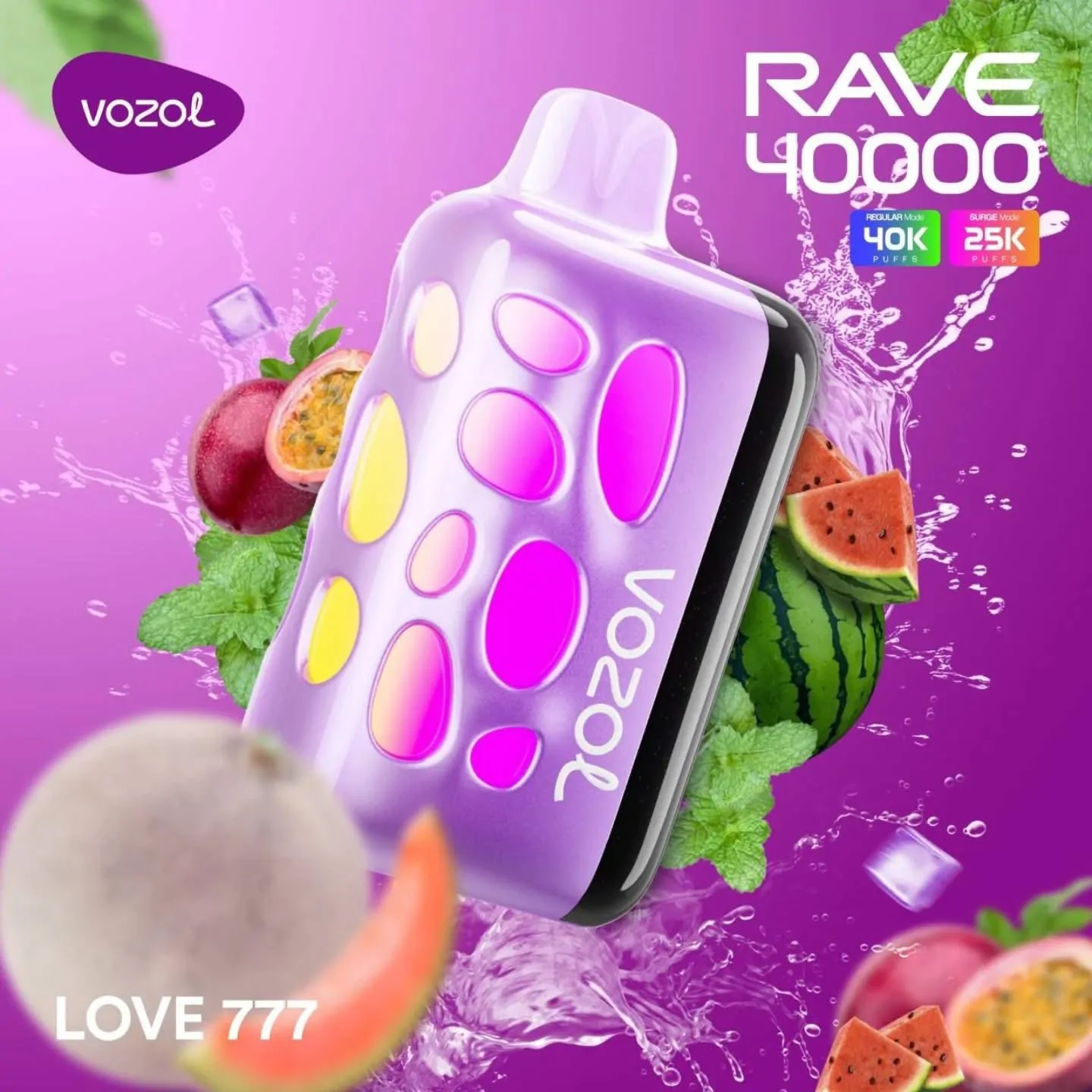 Vozol Rave 40000 Aşkla Yazılan Puff Bar,Vaping Vape