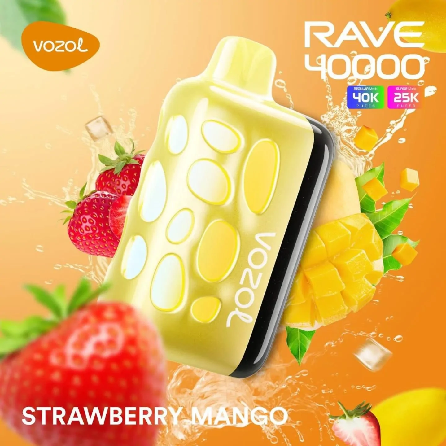Vozol Rave 40000 Sosyal Medya İçerkli Vape,Puff Bar